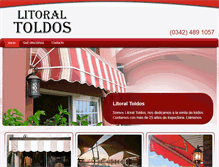 Tablet Screenshot of litoraltoldos.com.ar.ybsitecenter.com